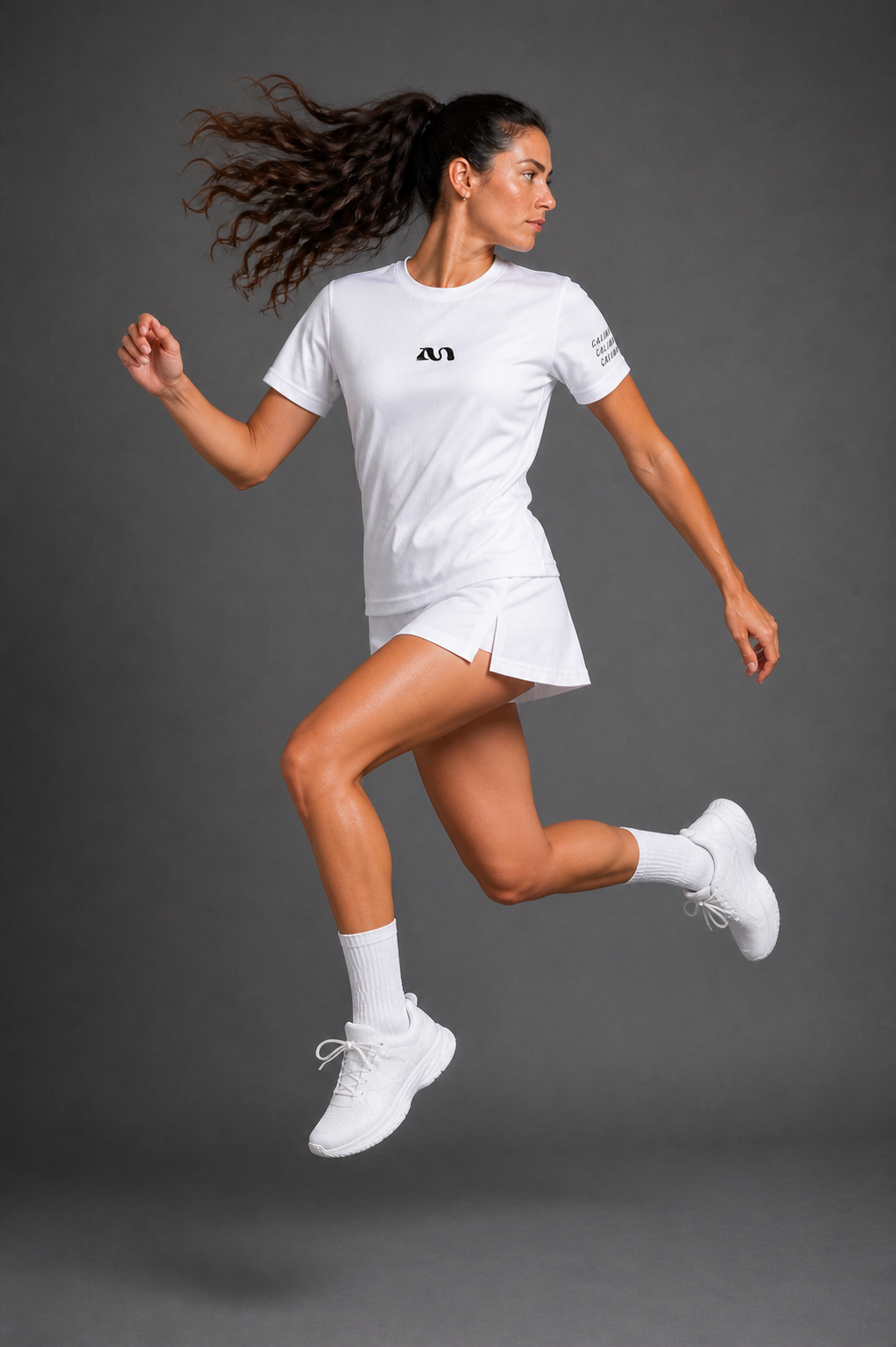 On Court Tee White