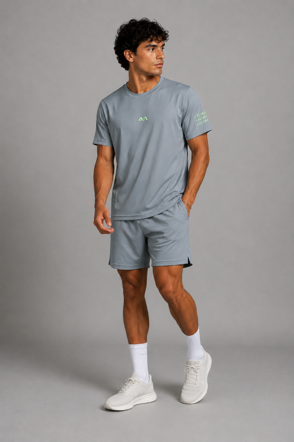On Court Tee Grey