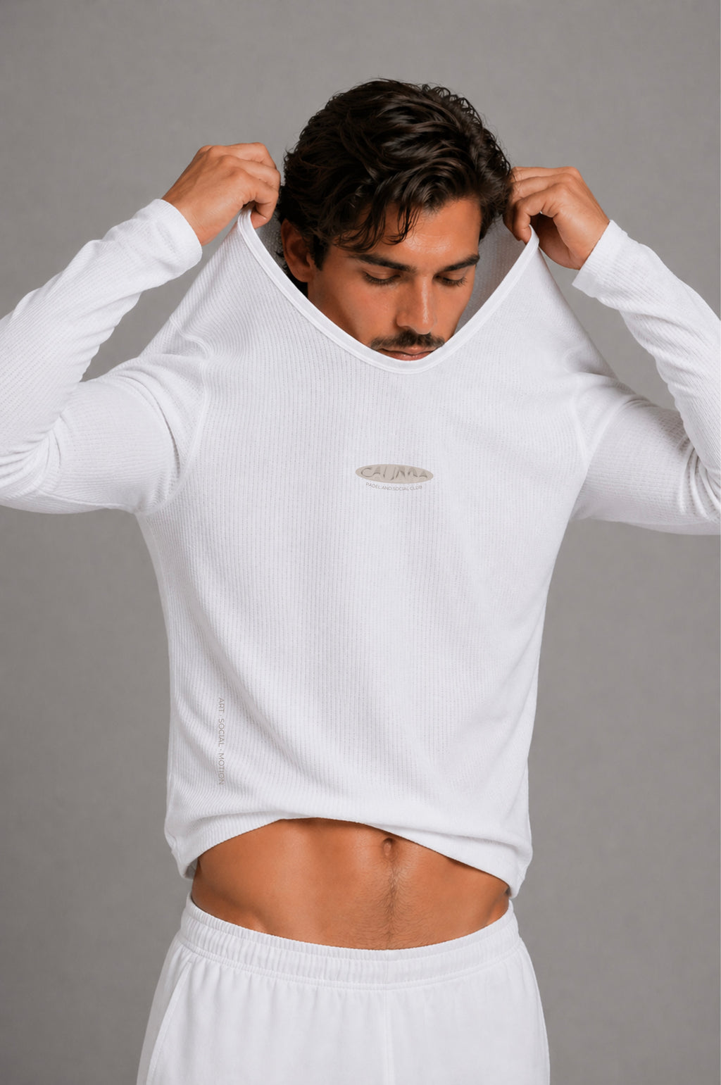 On Court Long Sleeve White
